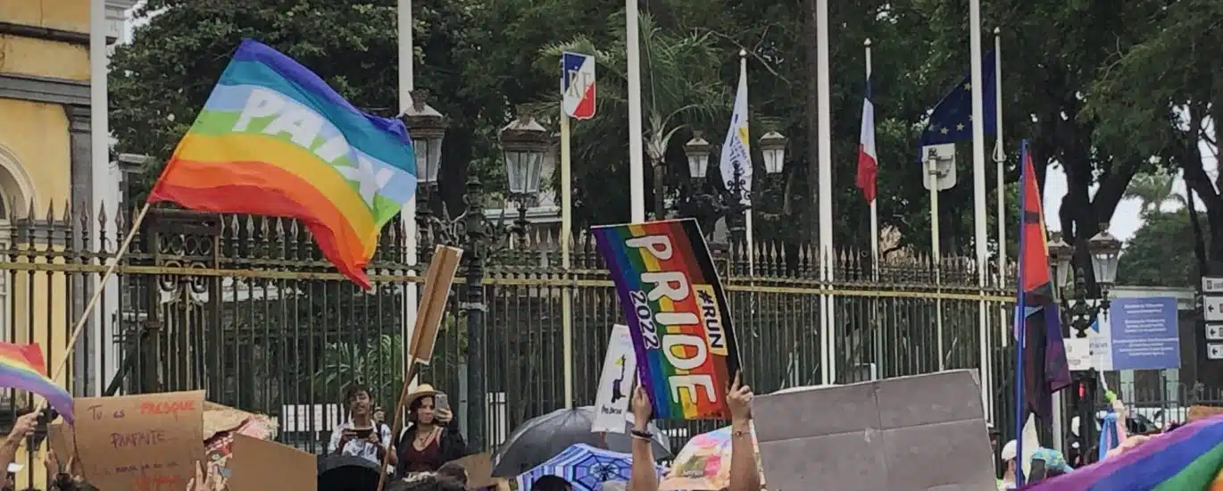 marche des visibilités et fiertés LGBTQIA+ à Saint-Denis