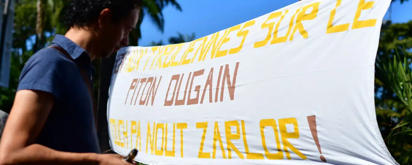 Manifestation de domoun la plaine