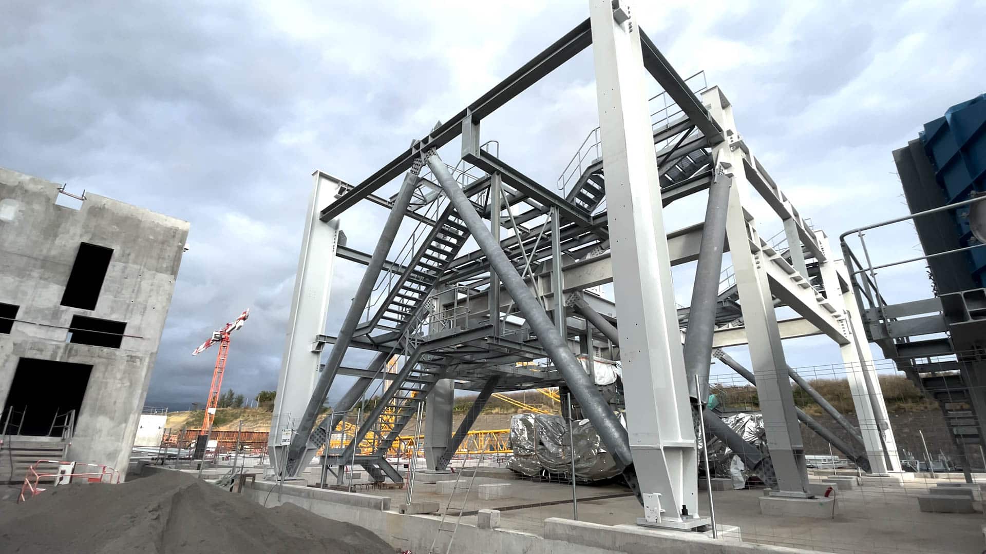 Runeva ileva chantier Eddy Lebon chef de projet et Mireille Maillot DGS