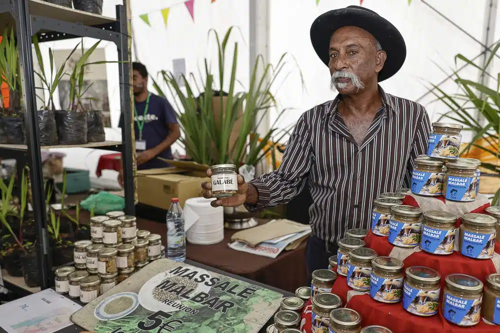 Le label 100% La Réunion au salon Lokal en septembre 2023.