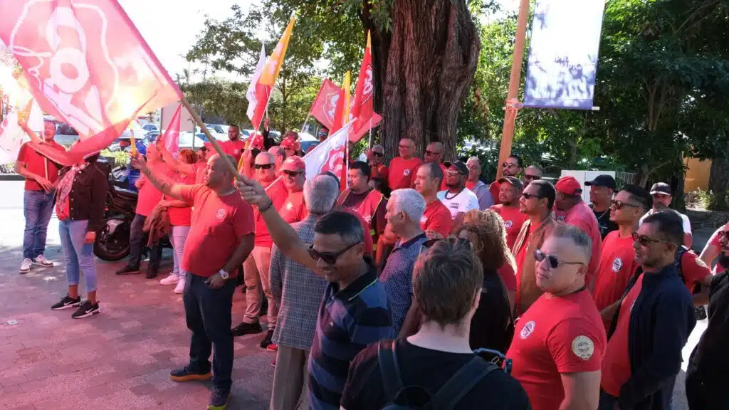 manifestation CGTR contre le fascisme