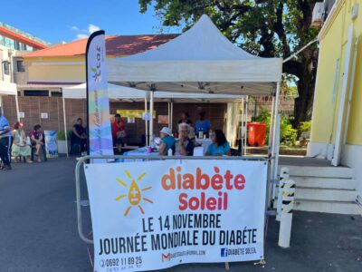 Diabète: Action de dépistage de l'association Diabète Soleil de Saint-Pierre