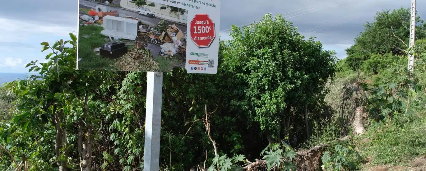 décharge sauvage déchets panneau dépôts sauvages