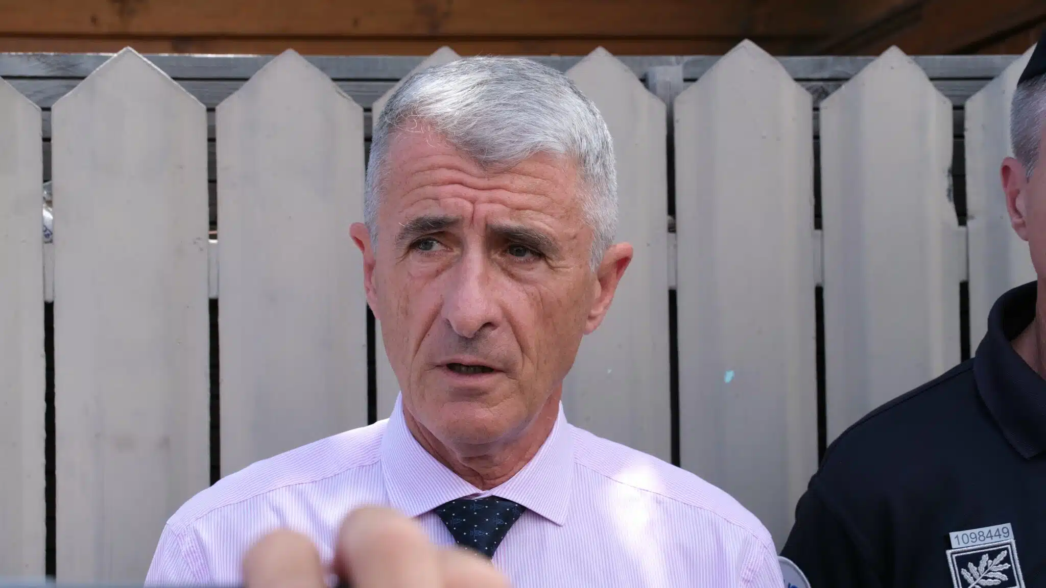 Patrice Latron préfet de la Réunion opération lycée Jean-Hinglo Le Port Eta y protèz a nou.