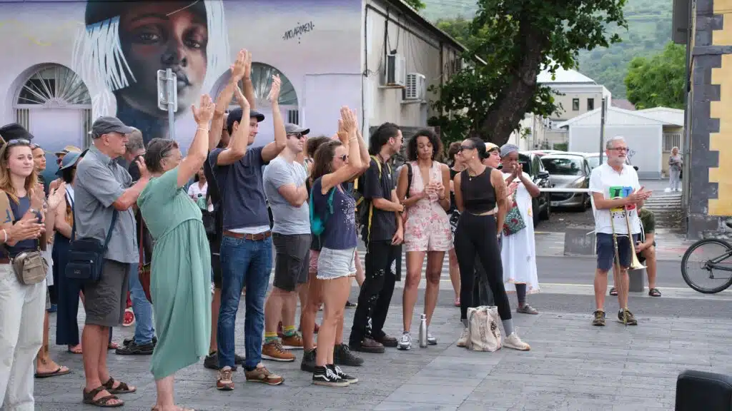 manifestation contre extrême droite et racisme Saint-Paul