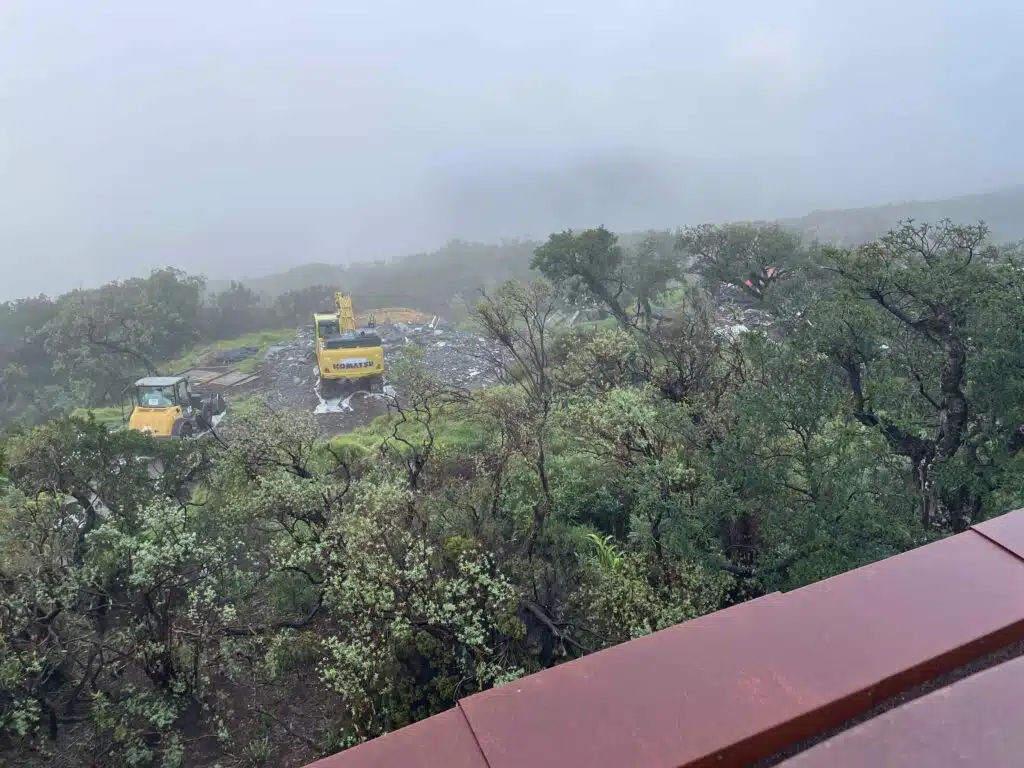 nouveau gîte du volcan écologie démolition déchet de chantier vidange eau