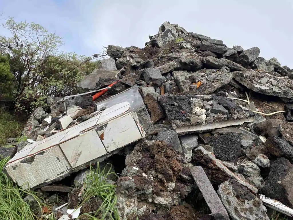 nouveau gîte du volcan écologie démolition déchet de chantier