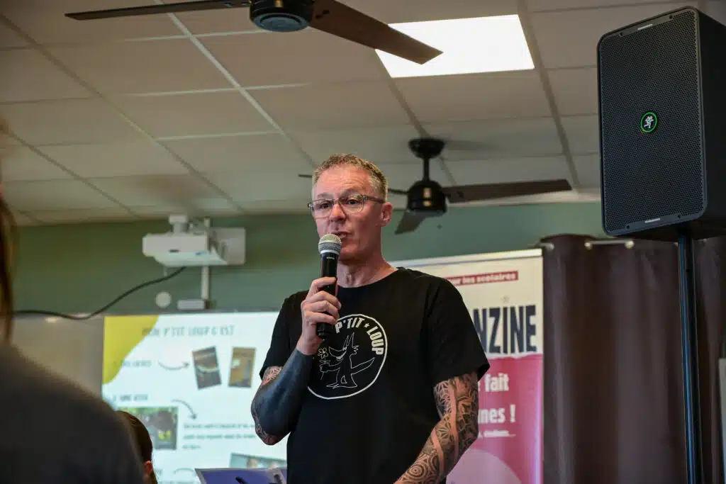 Nicolas Puluhen, président et fondateur de l'association Mon p'tit Loup. © Olivier Ceccaldi