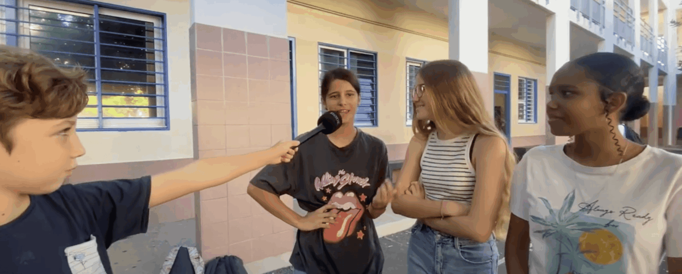 collège de la Pointe des Châteaux reportage des CM2