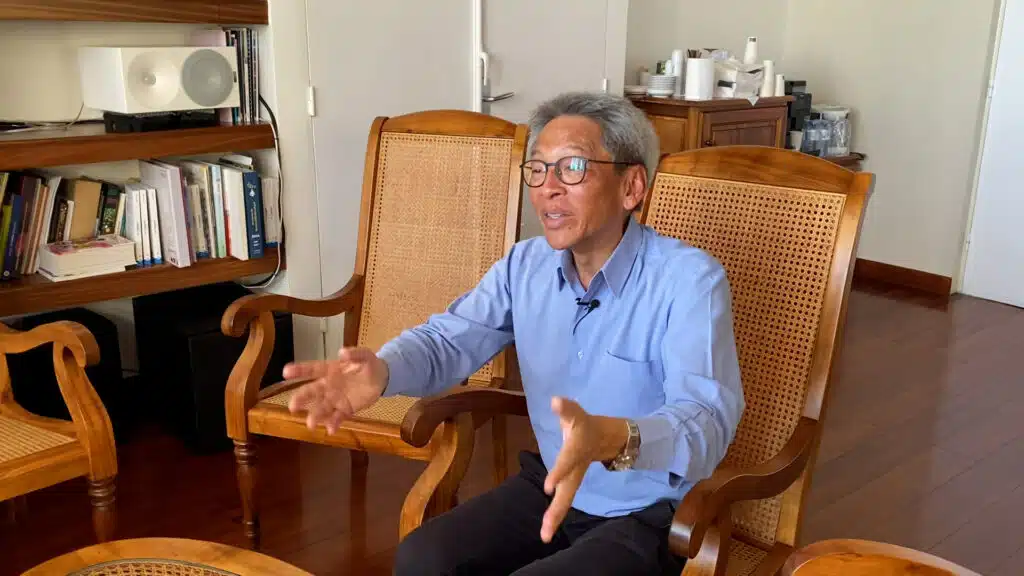 Sarah Cortier et Franck Cellier rencontrent Patrice Thien Ah Koon maire du Tampon