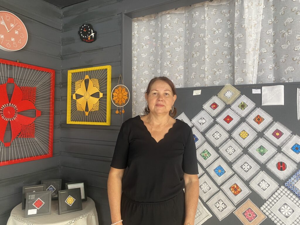 Colette Turpin, brodeuse de Cilaos