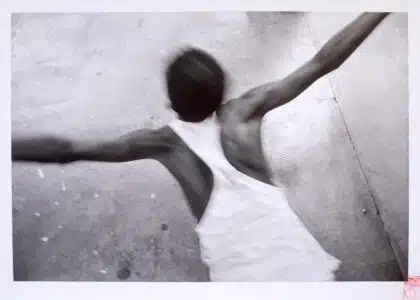 Au club de boxe française de La rivière des galets, 1992 - Karl Kugel©