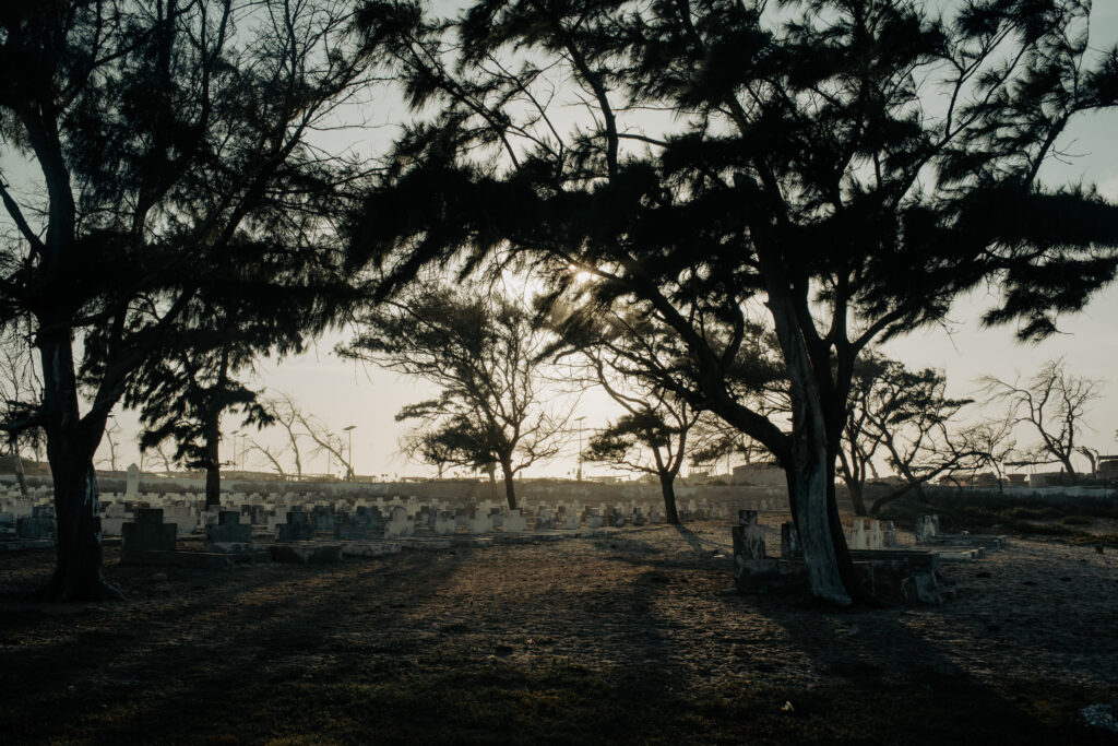 Cimetière des tirailleurs sénégalais sur la langue de Barbarie.