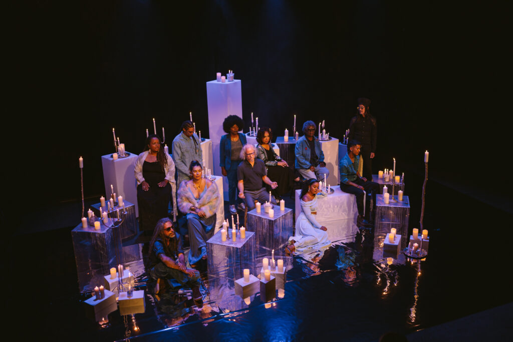 conférence de presse chanson Shanté Koray association May Mayé, Portraits du groupe des 11 artistes réunis