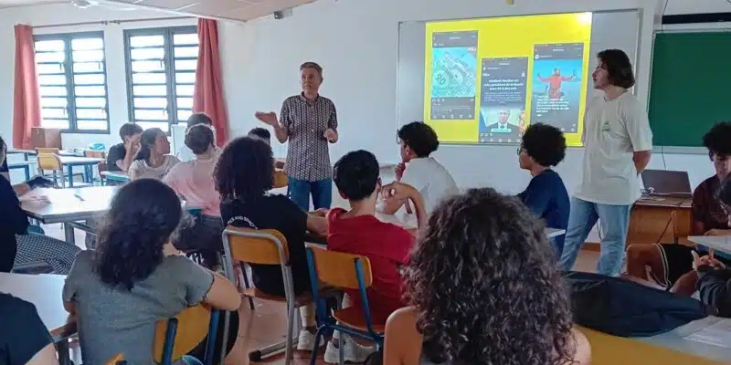 éducation aux médias EMI au collège Monnet de Saint-Benoît