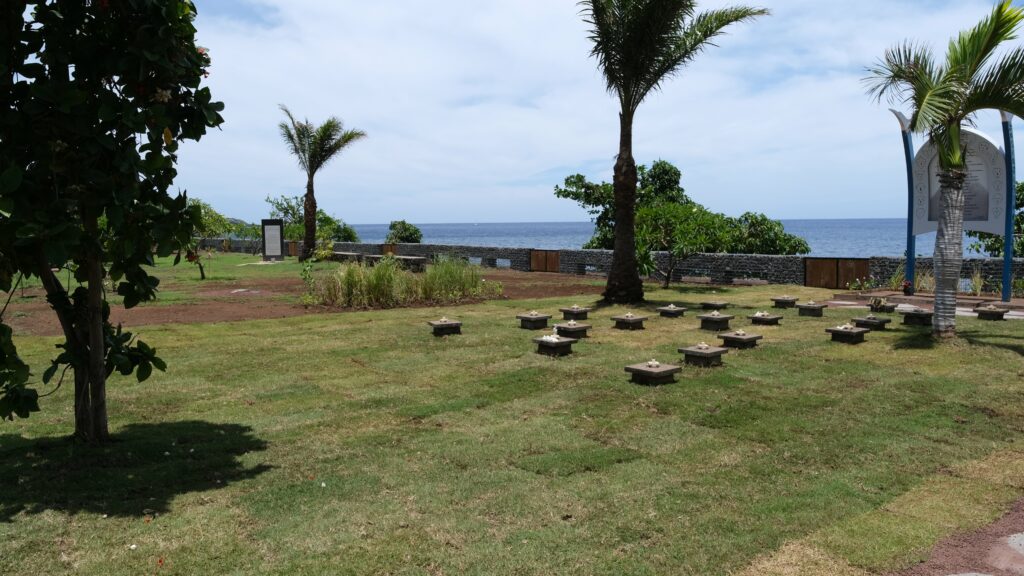 Cimetière marin de Saint-Paul, cimetière des esclaves et des oubliés, mur d'enceinte aménagements