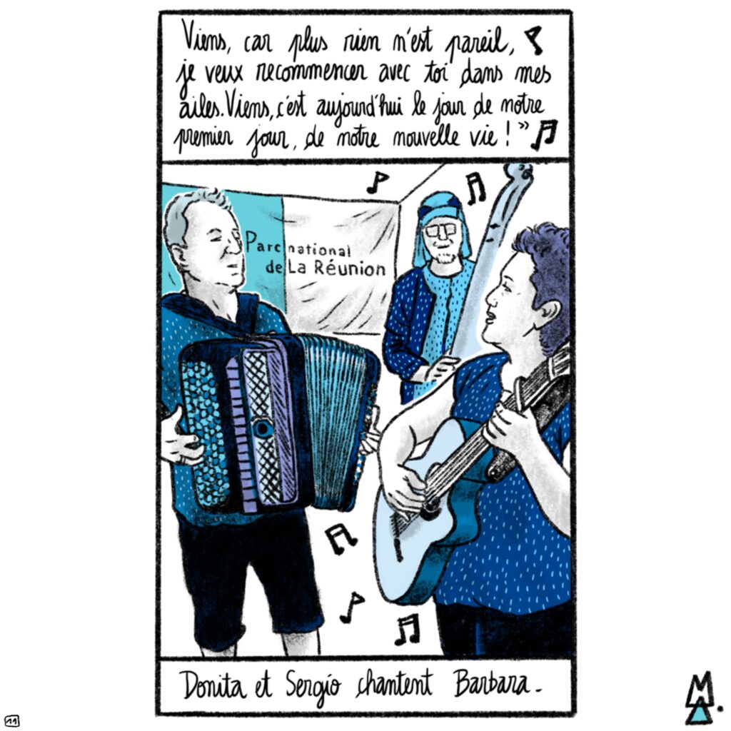 Les jours de la nuit, kozman la nuit. BD reportage d'Alex Mesley