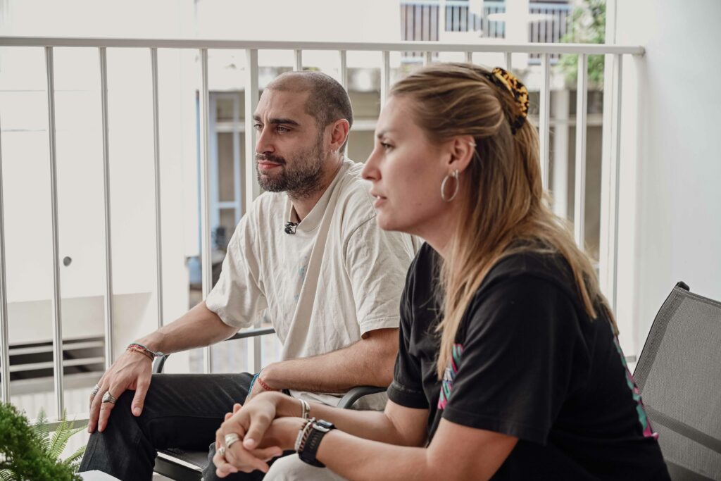 Olivier Ceccaldi et Sarah Cortier.