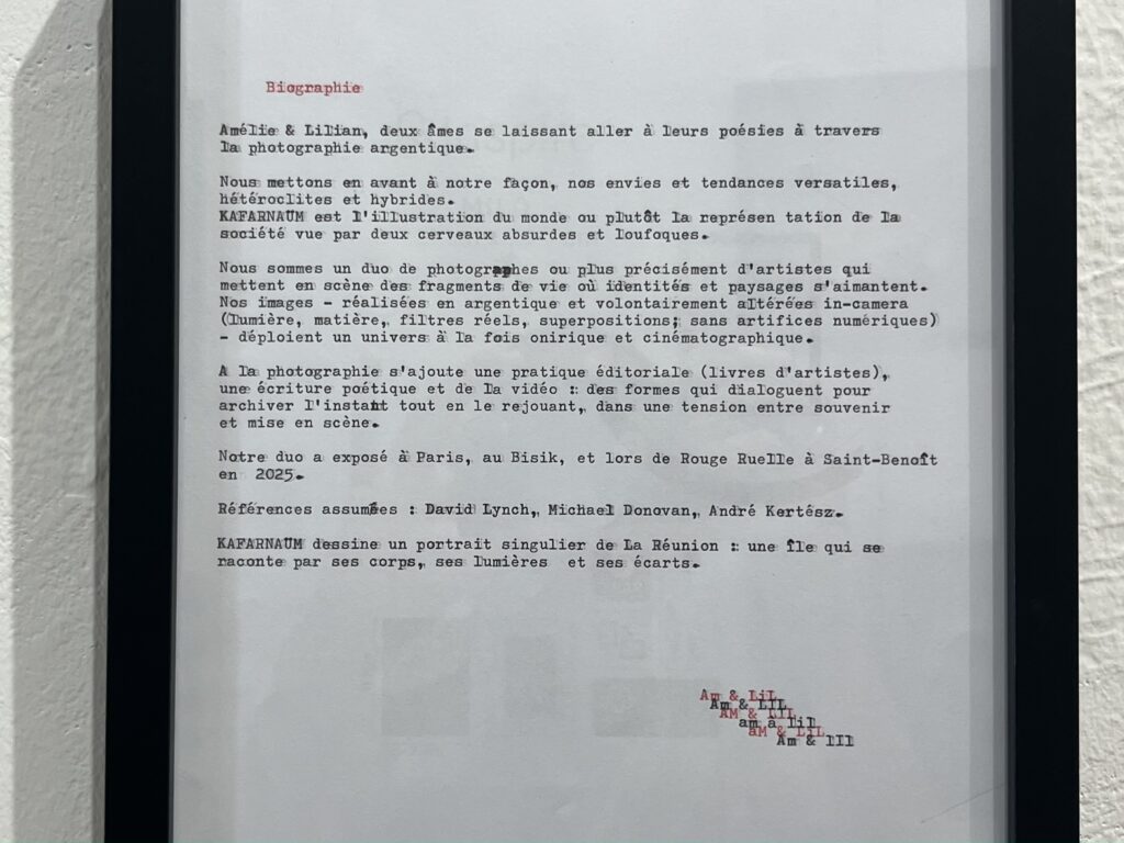 Biographie du photographe et de la poète.