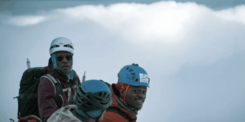 JB et les détenus au sommet du Mont-Blanc.