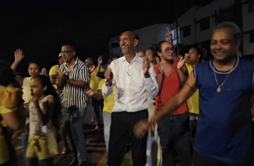 Victoire Erick Fontaine élections municipales La Possession Photo FB Erick Fontaine